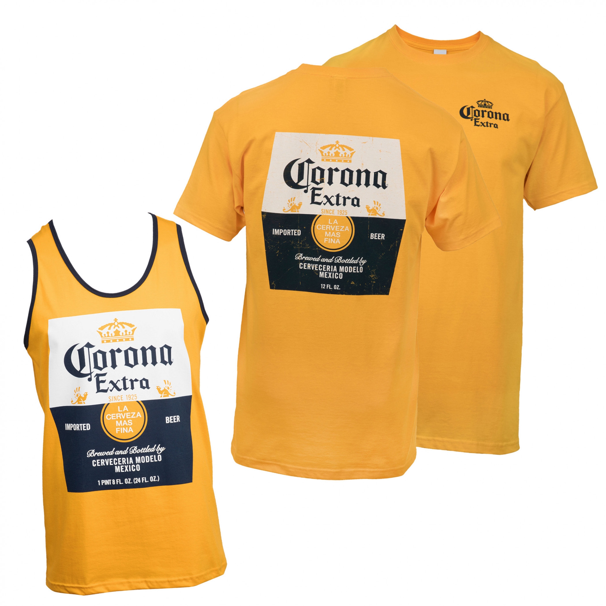 Corona Extra Tank Top and T-Shirt Set